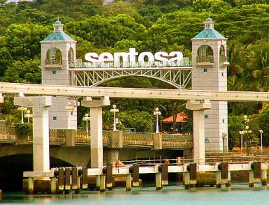 Sentosa chỉ cách Singapore một cây cầu 