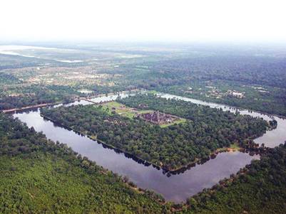 Angkor Wat mô phỏng vũ trụ 