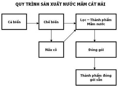 Quy trình sản xuất nước mắm 