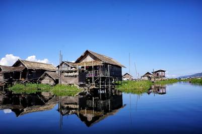 Những ngôi làng trên hồ Inle 