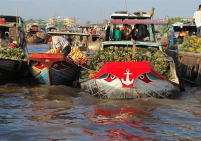 Mỗi ghe chỉ bán một mặt hàng 