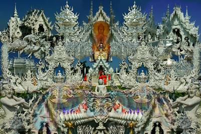 Wat rong khun  ngôi chùa trắng tinh khiết