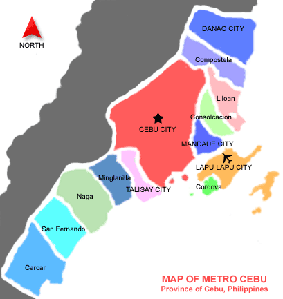 Bản đồ Metro Cebu 
