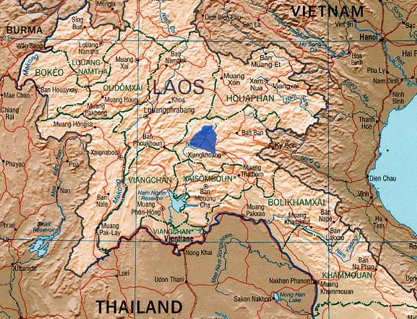 Bản đồ vị trí Cánh đồng Chum 