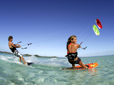 Lướt ván diều tại Boracay 