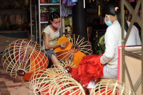 Làm khung và bọc vải 