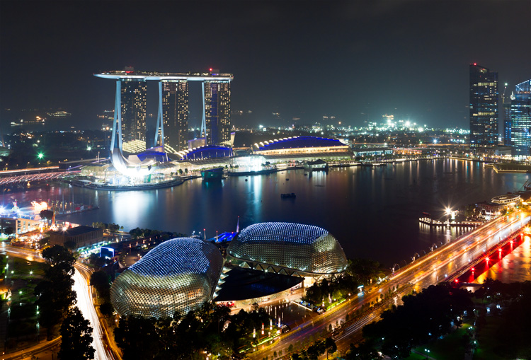 Esplanade bên vịnh Marina 