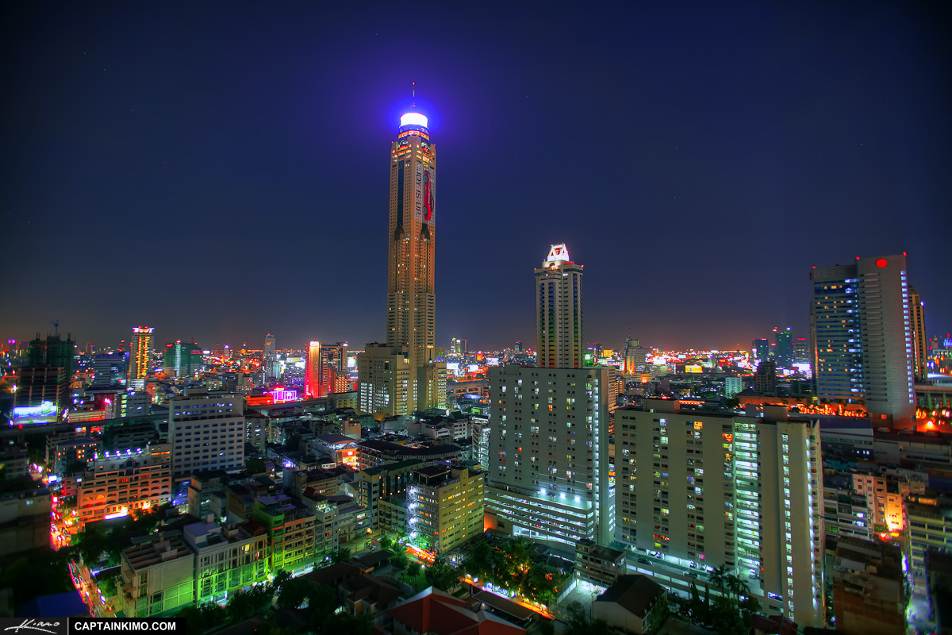 Thành phố Bangkok về đêm 