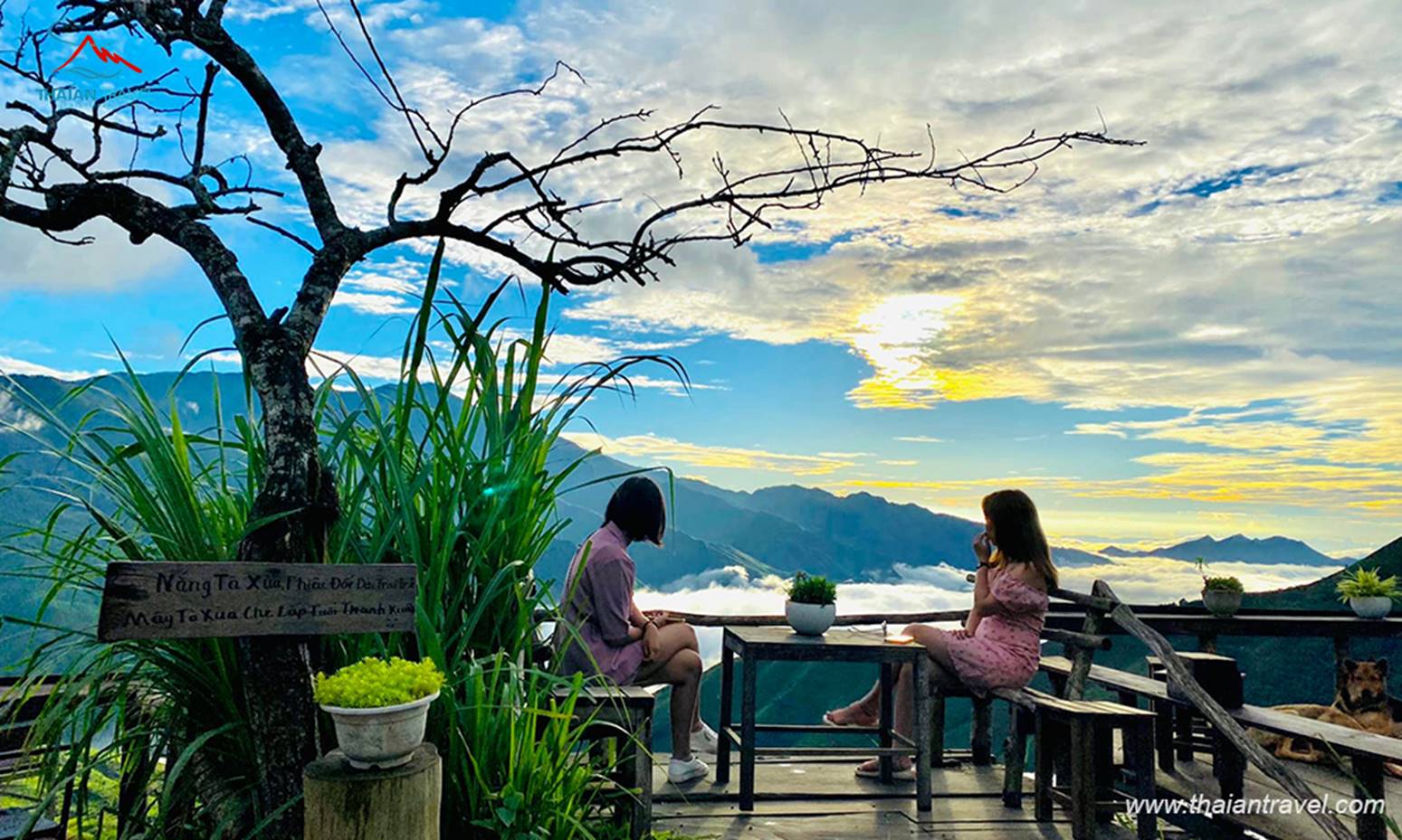 Càfé ngắm mây tại Tà Xùa 